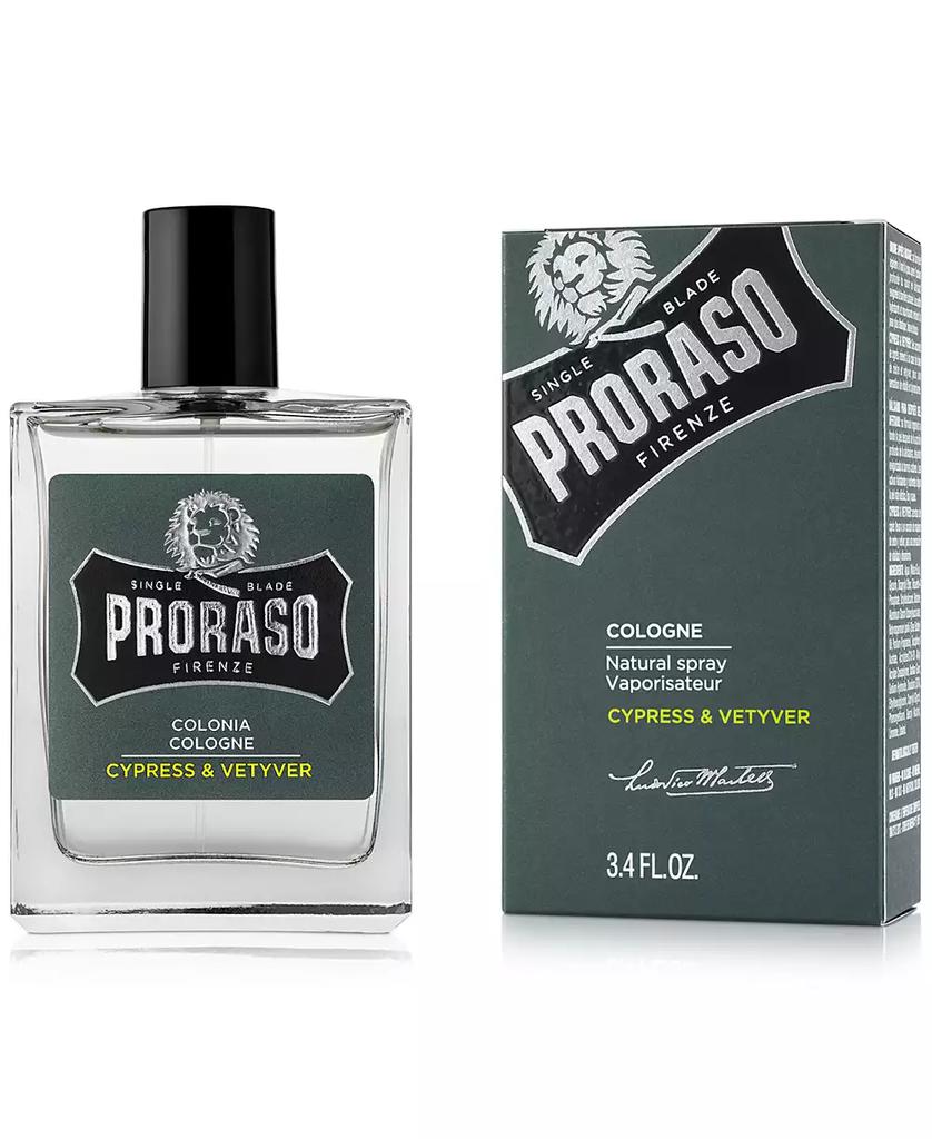 Proraso Cologne - Cypress & Vetyver Scent, 3.4 oz.