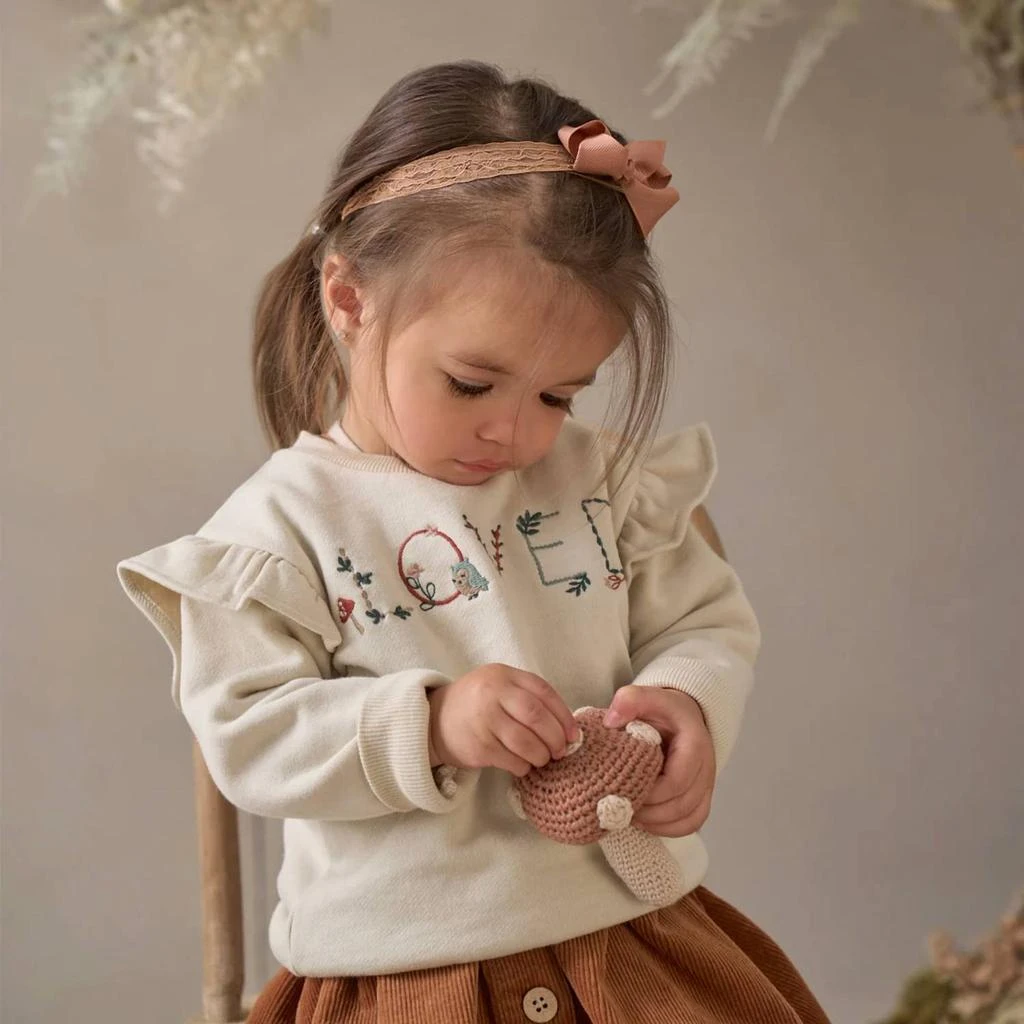 Elegant Baby Elegant Baby - Rainy Day Loved Flutter Sleeve Pullover 1