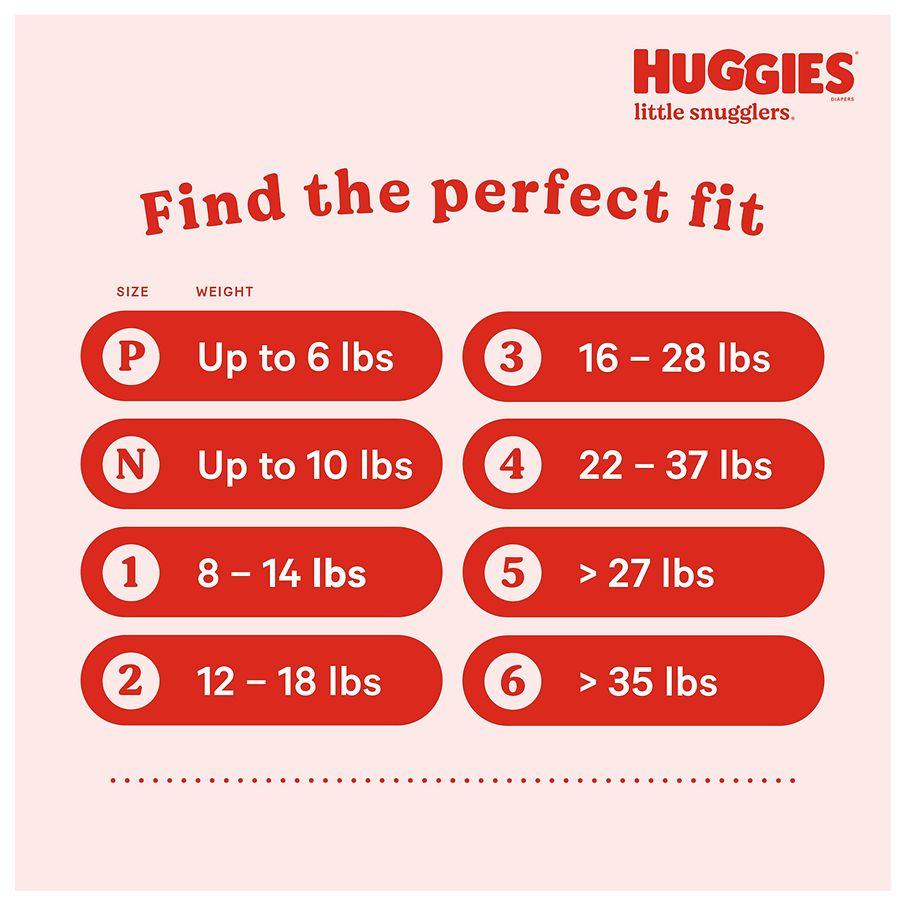 Huggies Baby Diapers Size 2 (12-18 lbs)
