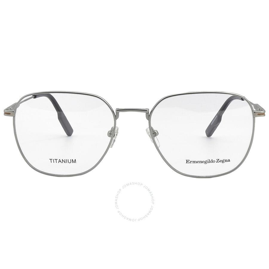 Ermenegildo Zegna Demo Square Titanium Men's Eyeglasses EZ5241 007 54