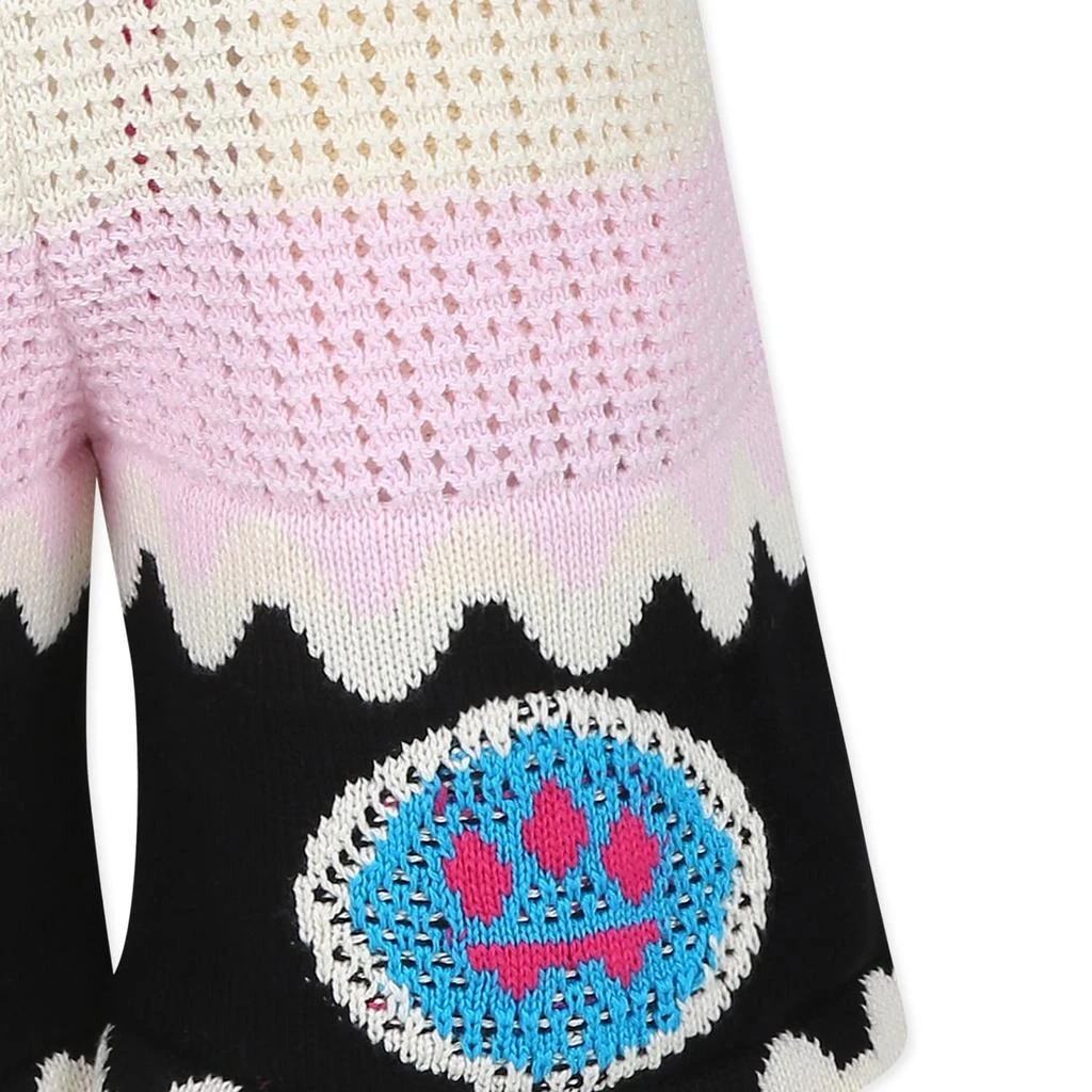 BARROW Black Shorts For Girl With Smiley 3