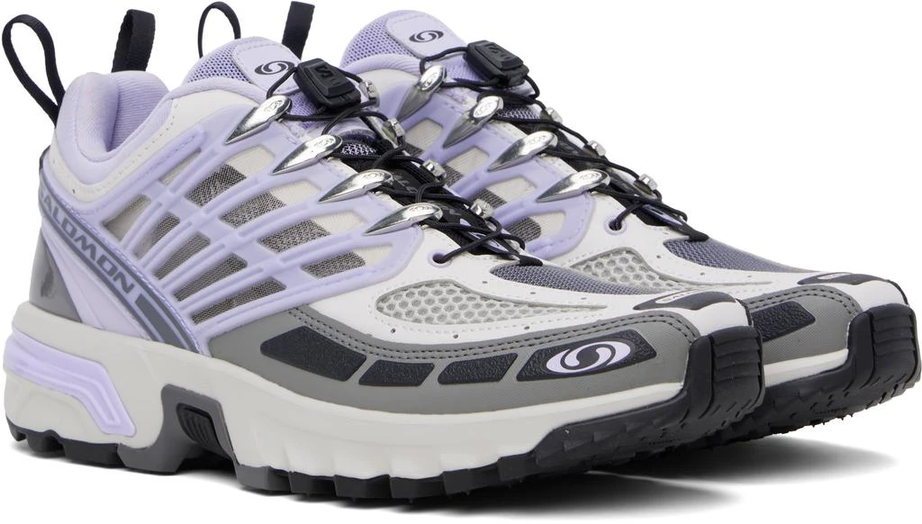 Salomon Purple & Gray ACS Pro Sneakers 4