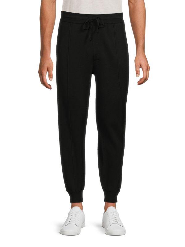 Bruno Magli Solid Wool Joggers