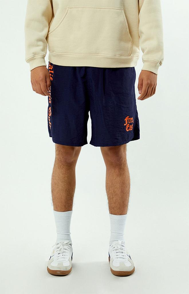 Free 
Easy Cali Gold 6.5" Swim Trunks