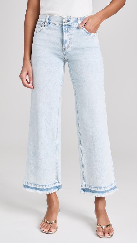 Alice + Olivia Lorrine Kick Flare Ankle Jeans