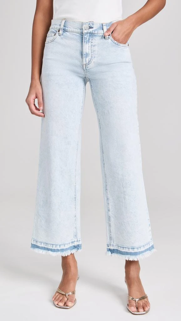 Alice + Olivia Lorrine Kick Flare Ankle Jeans 1