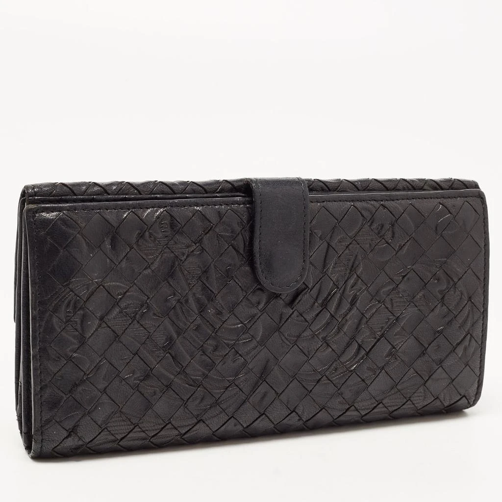 Bottega Veneta Intrecciato Leather Flap Continental Wallet 3