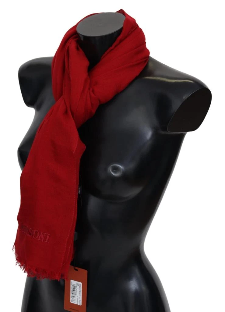 Missoni Cashmere Unisex Neck Wrap Fringes Men's Scarf 2