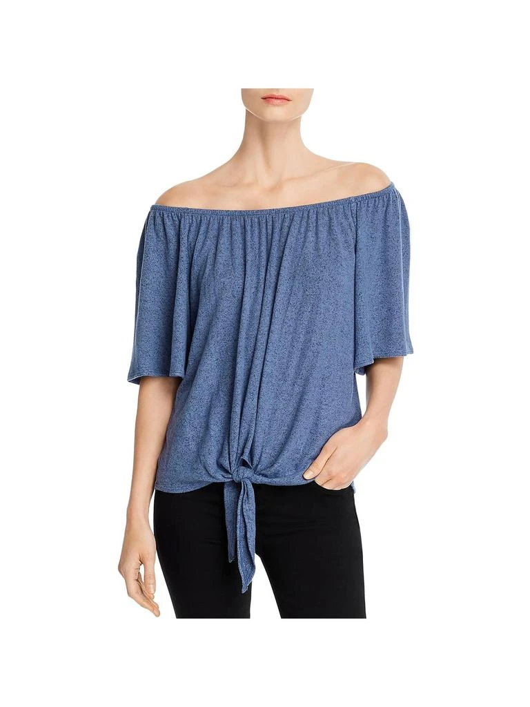 Kim & Cami Hatchi Womens Knit Off-The-Shoulder Blouse 3