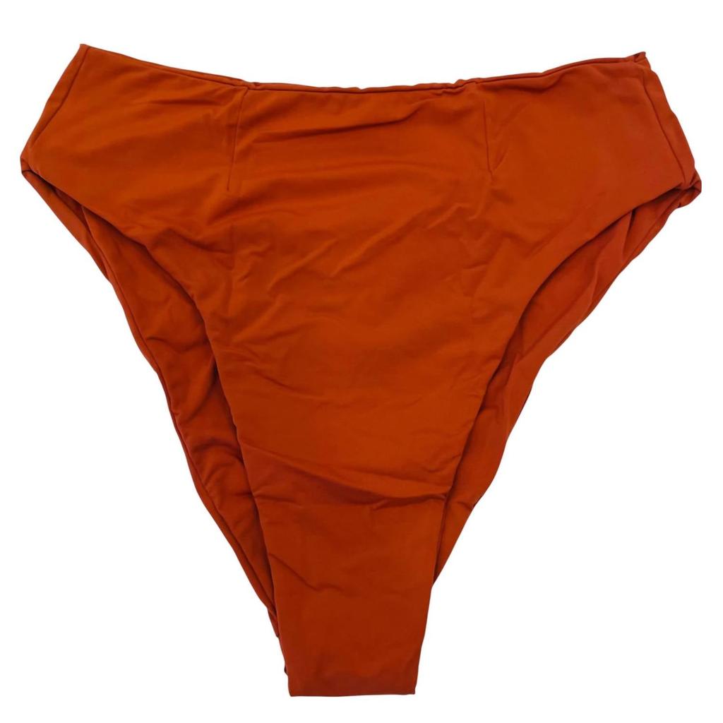 Haight Women's High Leg Hotpants Bikini Bottom In Maroon