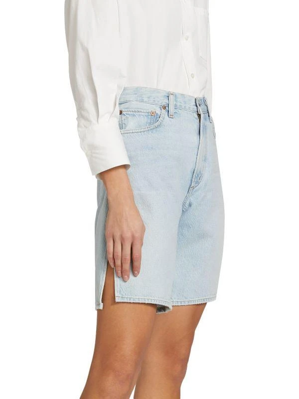 AGOLDE Vida Denim High-Rise Split Jean Shorts 3