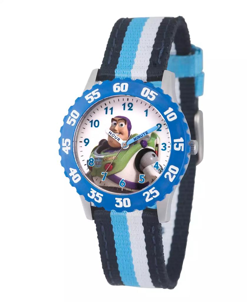ewatchfactory Boy's Disney Toy Story 4 Buzz Lighter Multi Stainless Steel Time Teacher Strap Watch 32mm