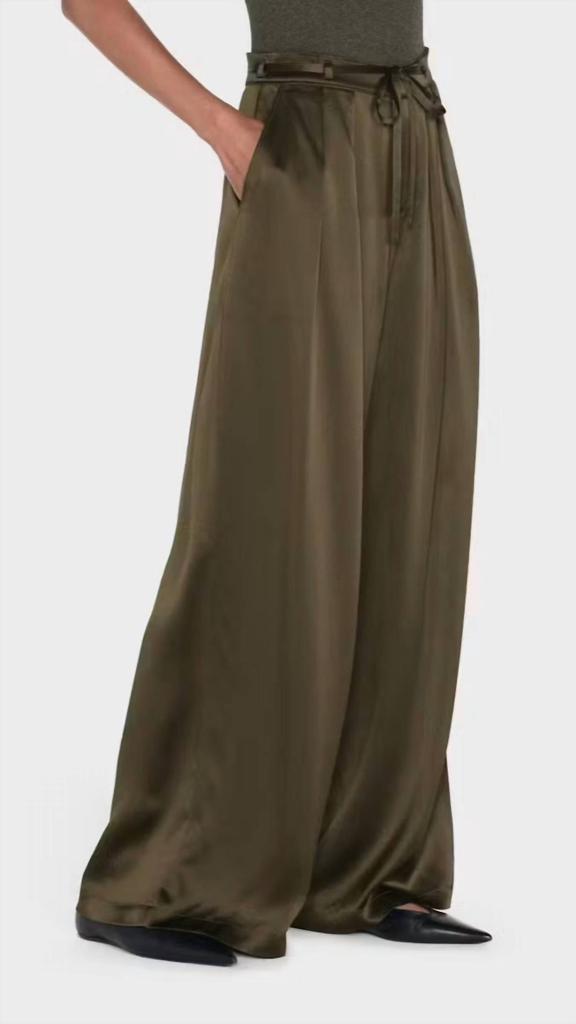 FRAME Frame - Denim Long Silk Trouser Pants