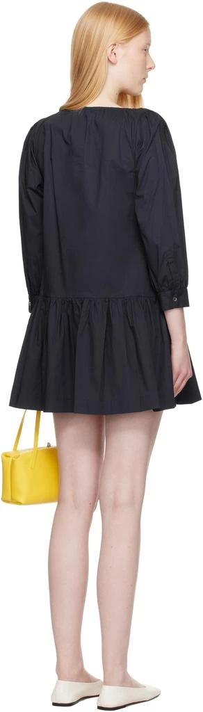 Sandy Liang Navy Delia Minidress 3