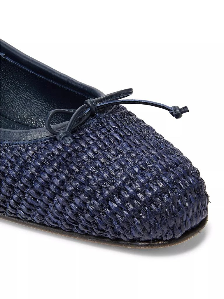 Manolo Blahnik Veralli Woven Ballet Flats 5