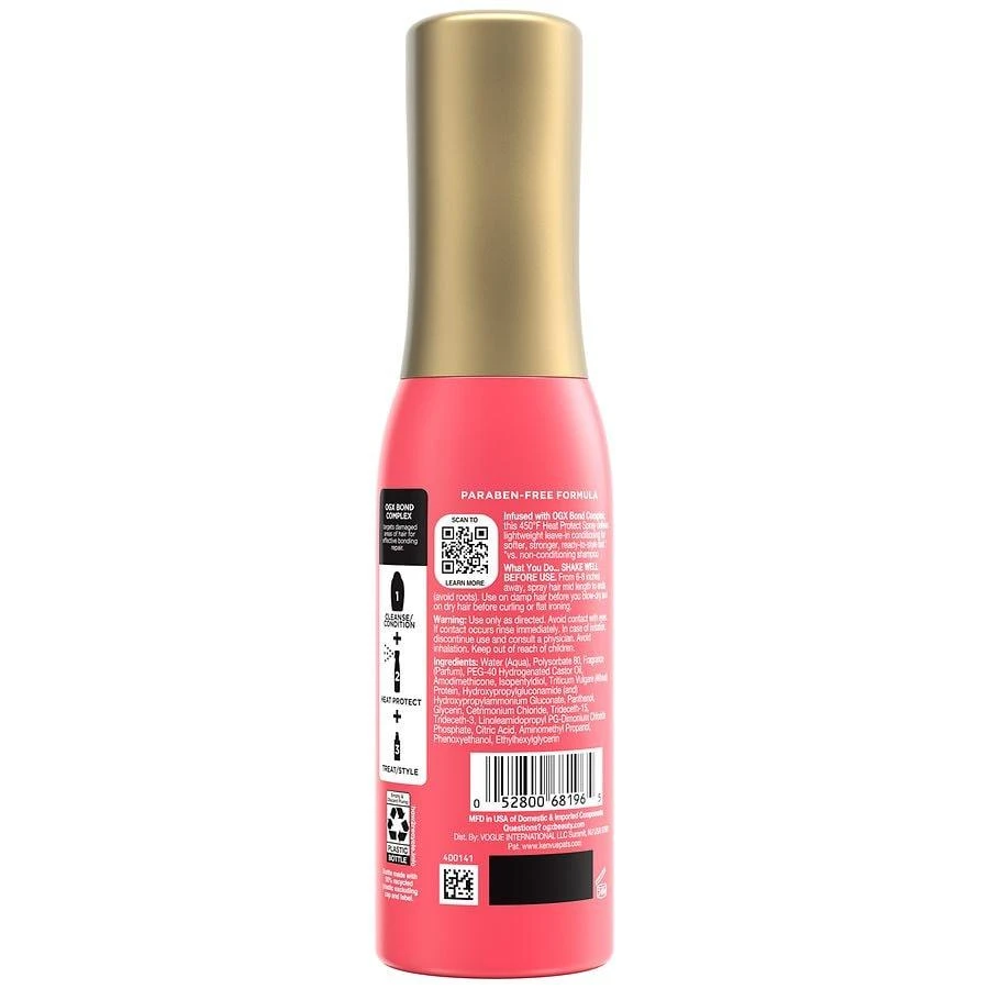 OGX Bond Protein Repair 450F Heat Protect Spray 3