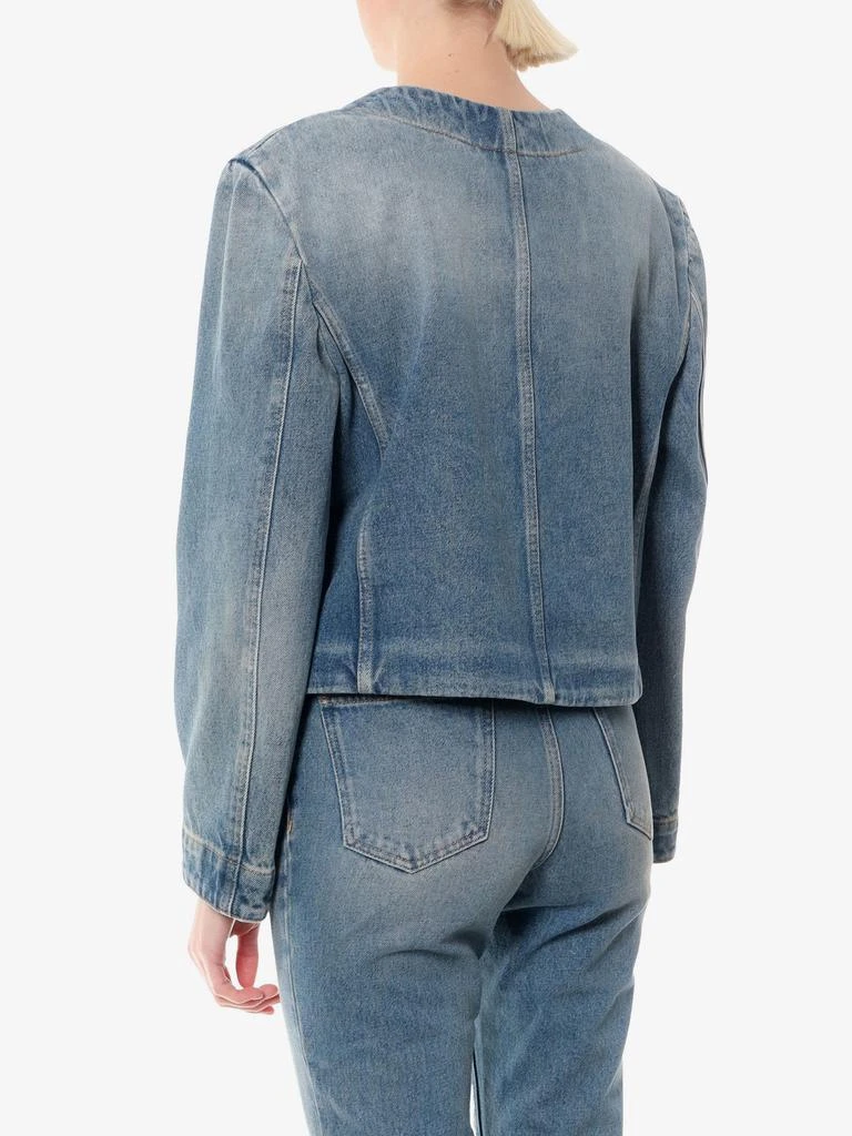 Givenchy Denim jacket with metal 4g chain 4