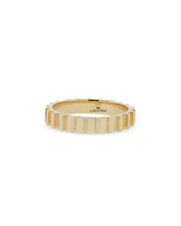 LUIS MORAIS Men
s 18K Yellow Gold Hardware Engaging Ring