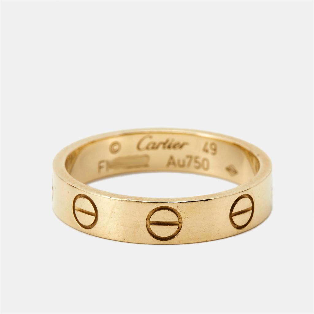 Cartier Cartier Love 18k Yellow Gold Wedding Band Ring Size 49