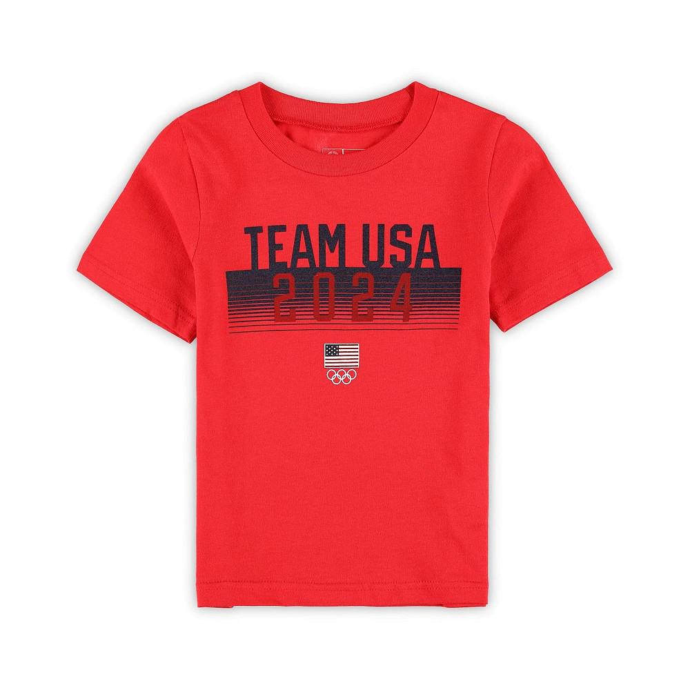 Outerstuff Toddler Boys and Girls Red Team USA 2024 Summer Olympics T-Shirt