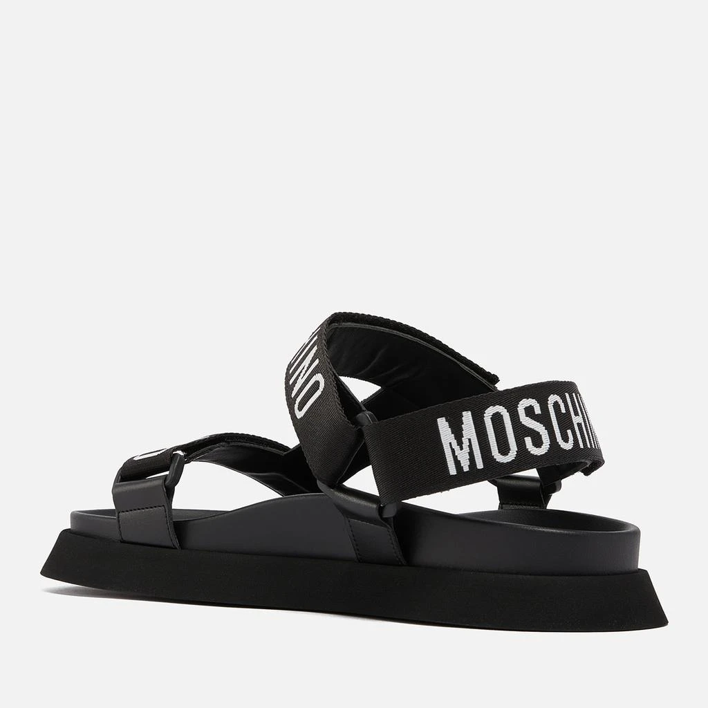 Moschino Moshino Women’s Logo-Jacquard Webbing Sandals 2