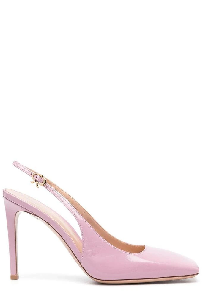 Gianvito Rossi Gianvito Rossi Square-Toe Slingback Pumps 1