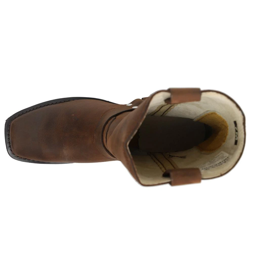 Durango Harness Square Toe Pull On Cowboy Boots 4
