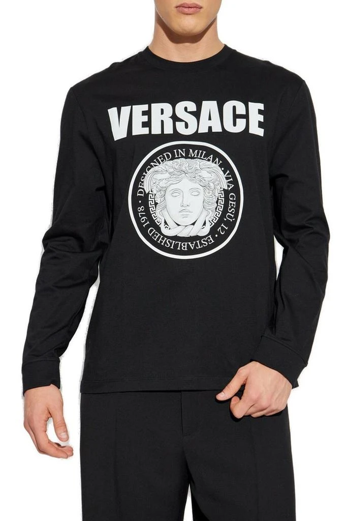 Versace Versace Long Sleeved Crewneck T-Shirt 2
