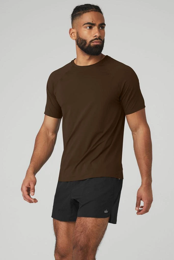 Alo Idol Performance Tee - Espresso 3