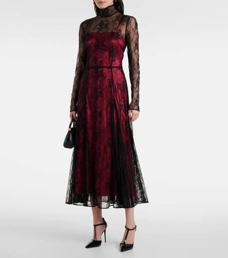 Dolce 
Gabbana Floral lace midi dress 2