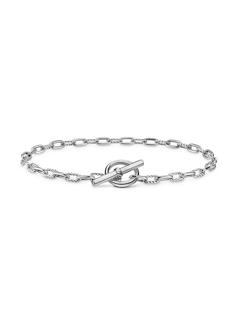 David Yurman DY Madison Toggle Chain Bracelet in Sterling Silver, 3MM