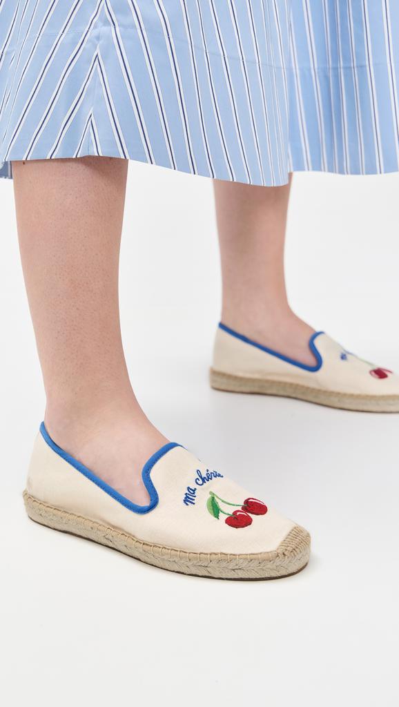 Soludos The Embroidery Smoking Slippers