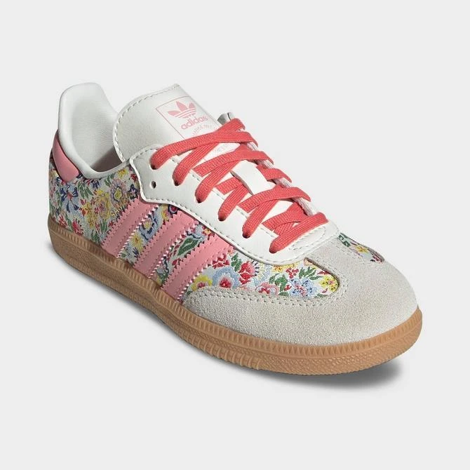 Adidas Girls' Little Kids' adidas Originals x Liberty London Samba OG Casual Shoes 3