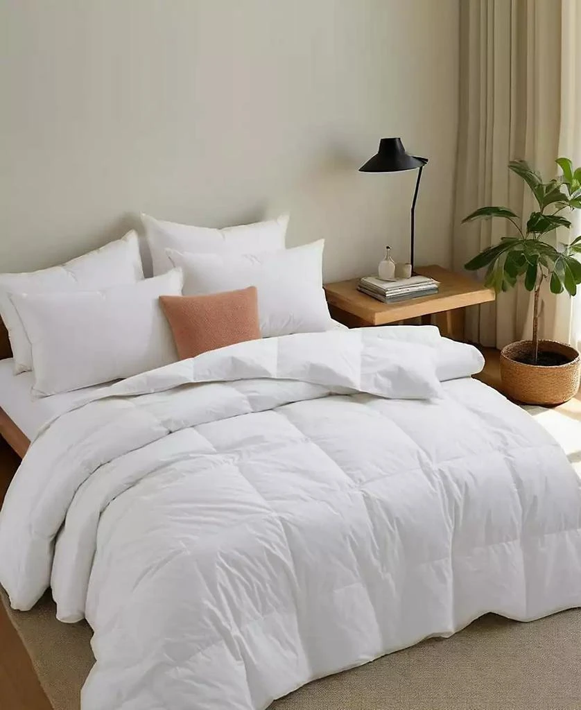 UNIKOME Cotton Medium Warmth Goose Feather Fiber Comforter 5