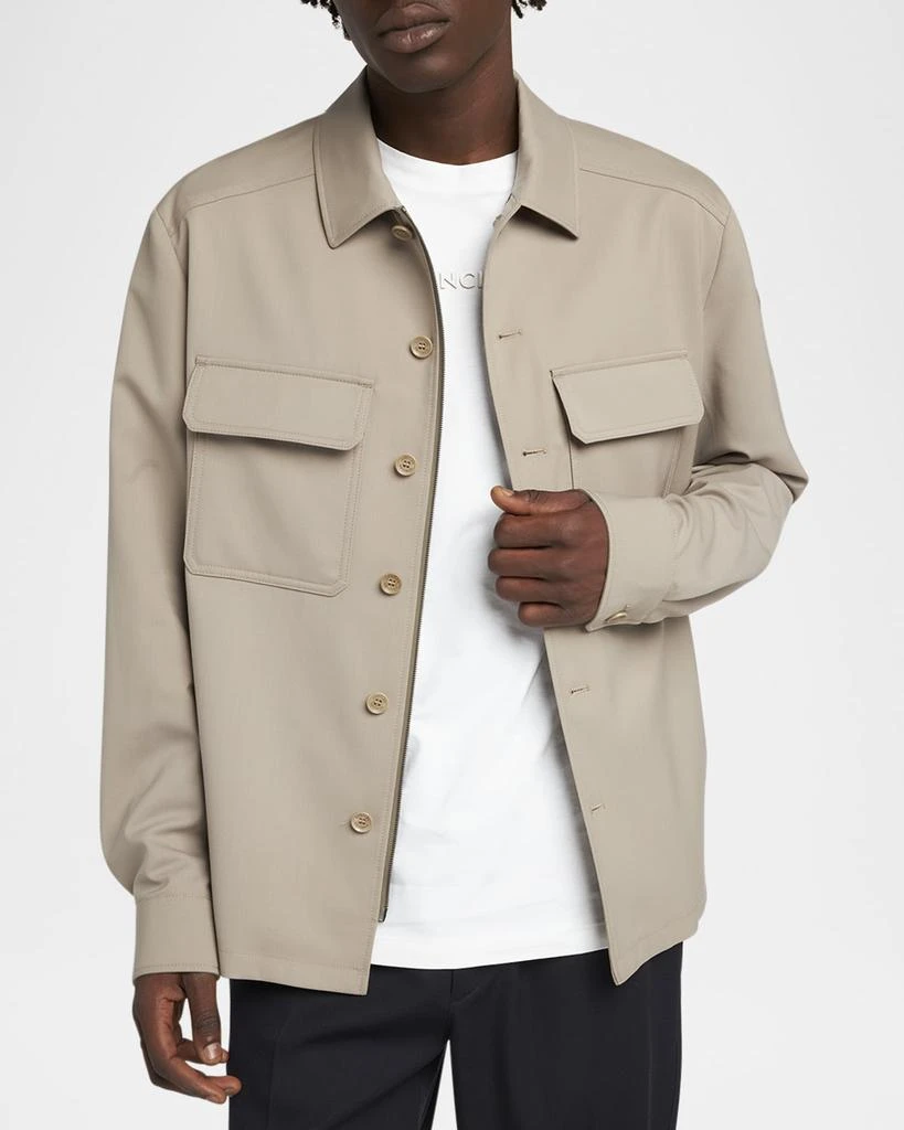 Moncler Men's Two-Pocket Casual Button-Down Shirt 4