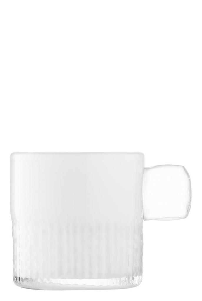 LSA International Handle tealight holder h9cm milk white