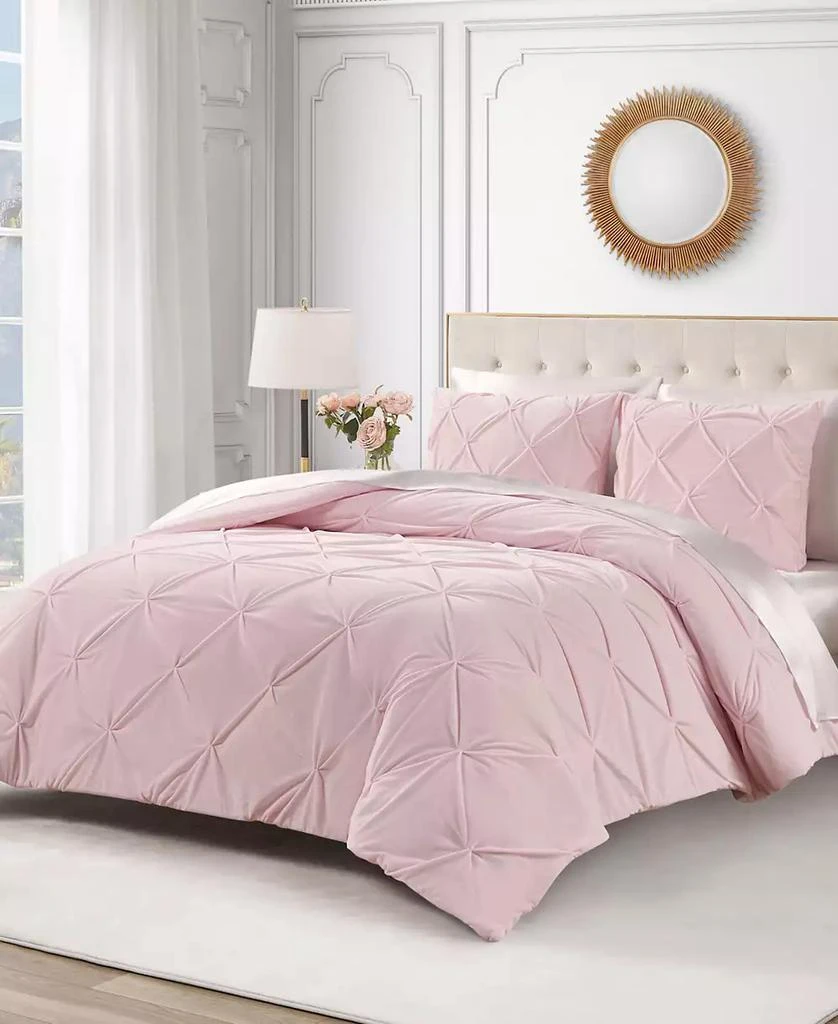 Juicy Couture Kiss Pleat Plush 3-Pc. Comforter Set 4