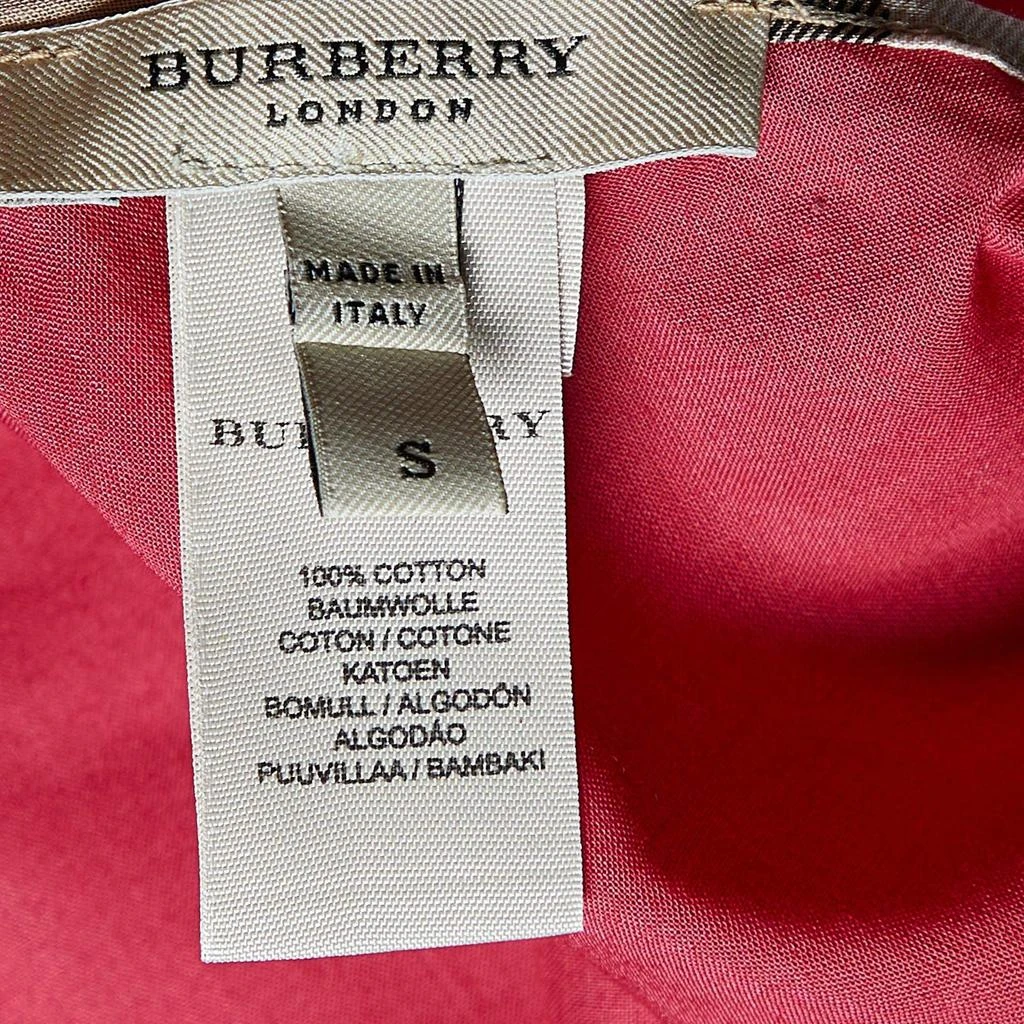 Burberry Burberry Coral Pink Cotton Sarong S 4