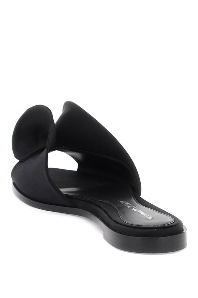 Alexander McQueen slides with silk detail Nero 39 - Slippers