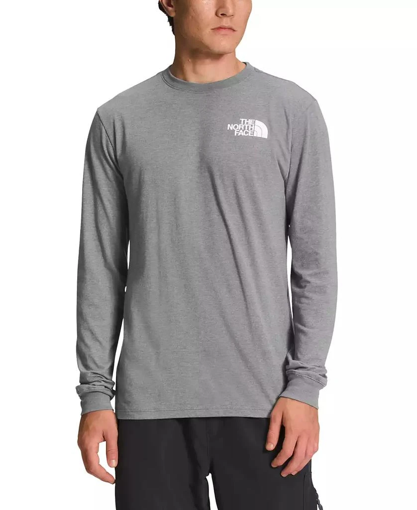 The North Face Men's Box NSE Standard-Fit Logo Graphic Long-Sleeve T-Shirt 2