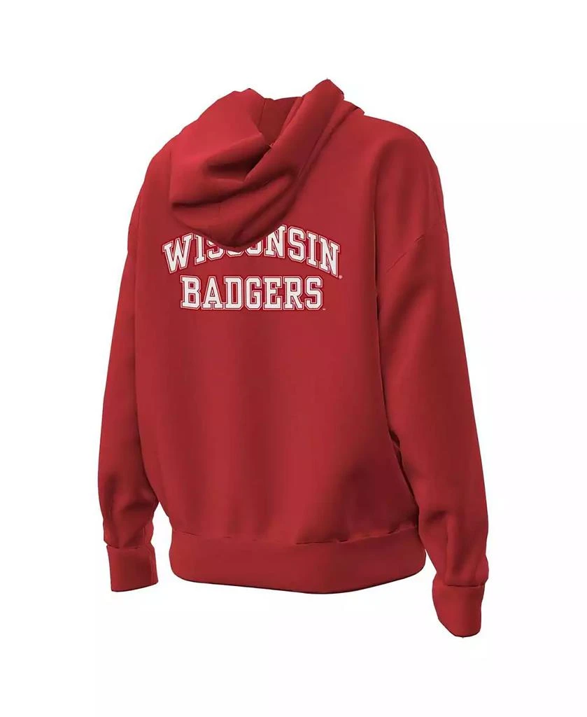 Under Armour Women's Red Wisconsin Badgers Throwback Hoodie 2