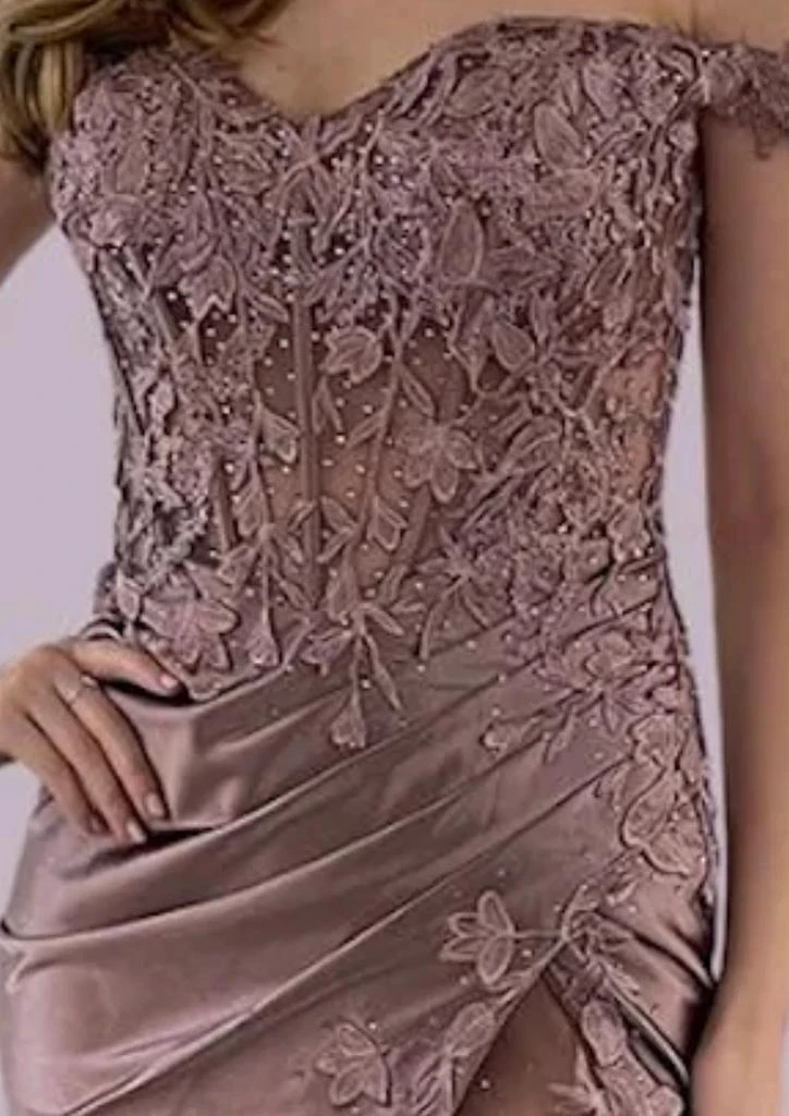 Amelia Couture Damira Gown In Mauve 2