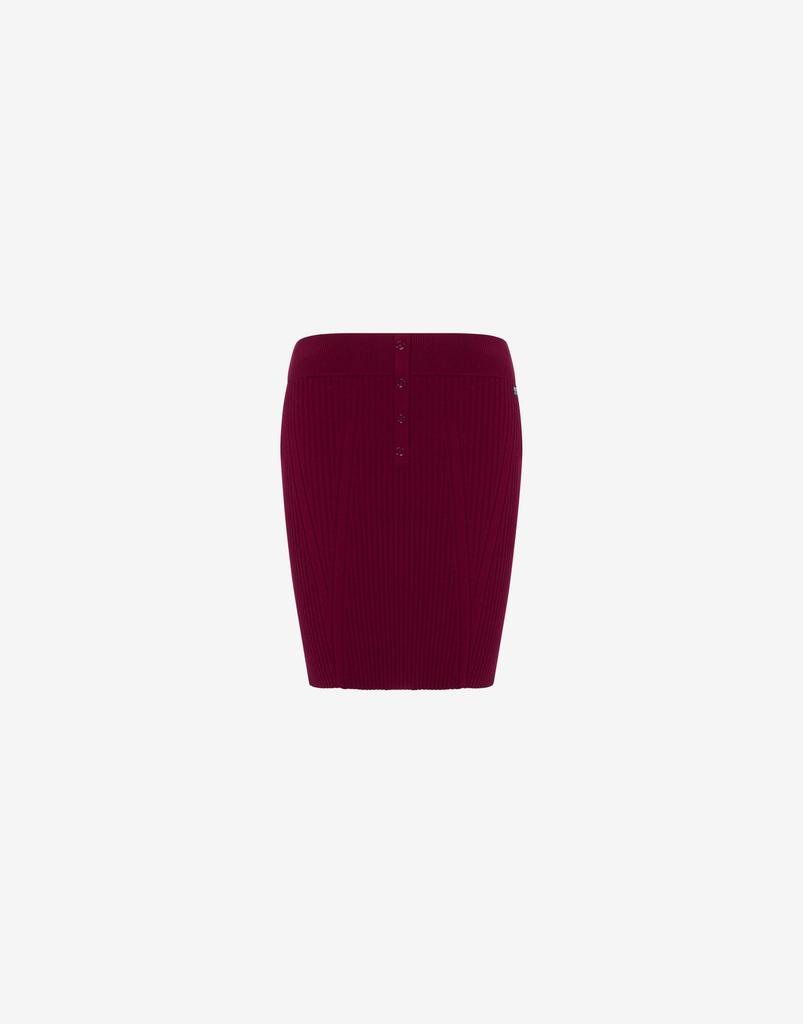 Moschino Jeans Stretch Knit Miniskirt