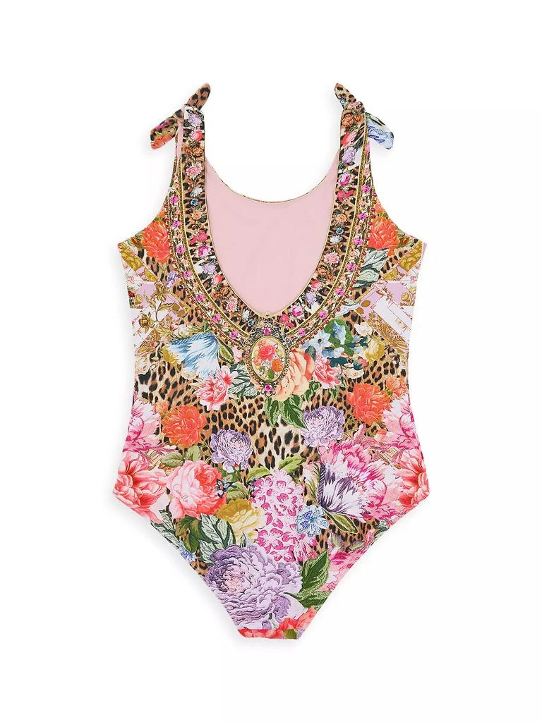 Camilla Little Girl's & Girl's Animal Rose One-Piece Swimsuit 2