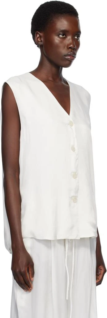 LAUREN MANOOGIAN White Sanded Vest 2