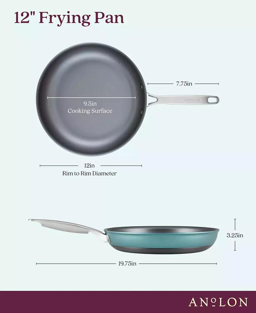 Anolon Achieve Hard Anodized Nonstick 12" Frying Pan 11