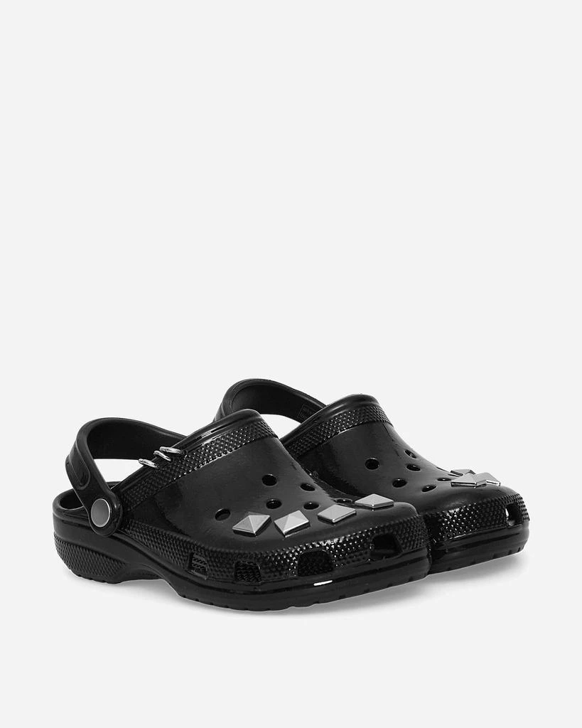 Crocs Women's Classic Studded Clogs Black 2