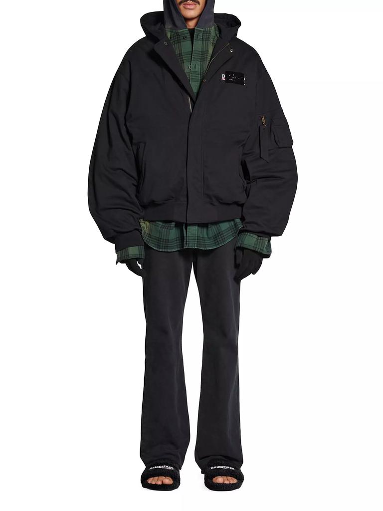 Gaffer Padded Bomber Hoodie – On Sale Now with Up to 41% Off