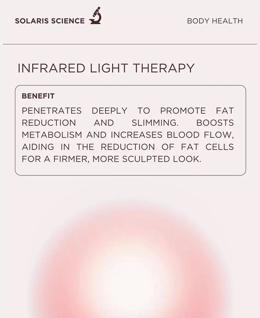 Solaris Laboratories NY Infrared and Red LED Slimming Belt with Full Body Adjustability 4