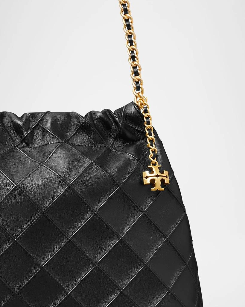Tory Burch Fleming Chain Quilted Leather Hobo Bag 5